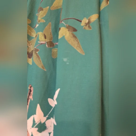 boohoo Chic Floral Wide-Leg Pants Size 4 Colorful Breezy Boho Core - Picture 7 of 12